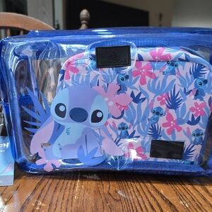 Impressions Kids Blue and Pink Floral Bag